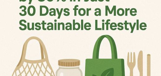 How to Reduce Your Plastic Use by 80% in Just 30 Days for a More Sustainable Lifestyle.