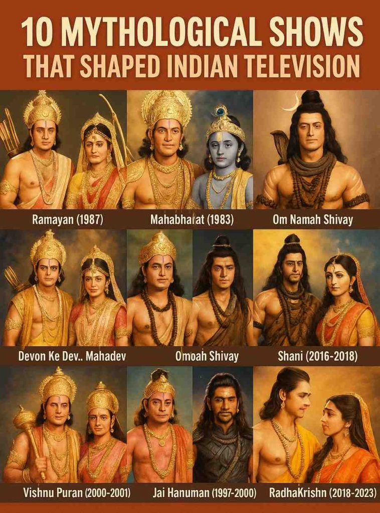 Top 10 Mythological TV Series that Shaped Indian Television