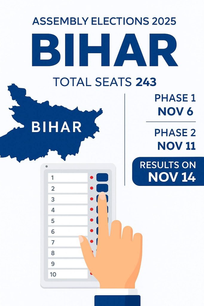 Bihar Assembly Elections 2025: Dates, Key Issues, Parties and Predictions