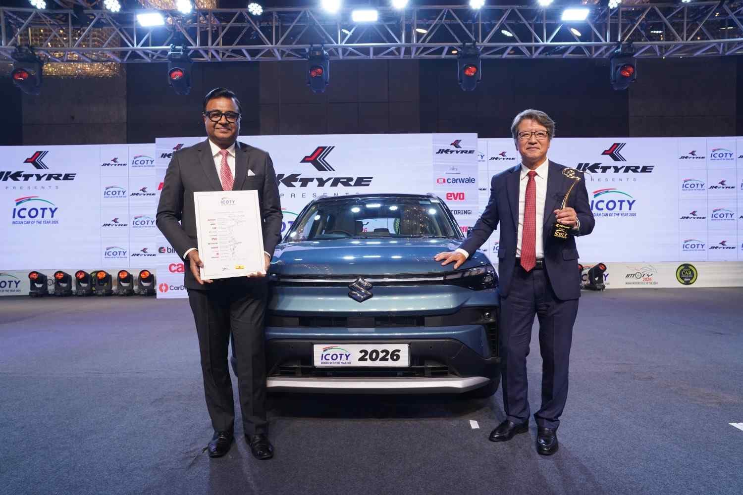 Maruti Suzuki Victoris Wins Indian Car of the Year 2026